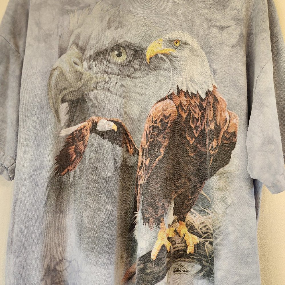 Vintage The Mountain 2011 Verdayle Forgot Balt Eagle 2XL Short Sleeve Flaw Stain